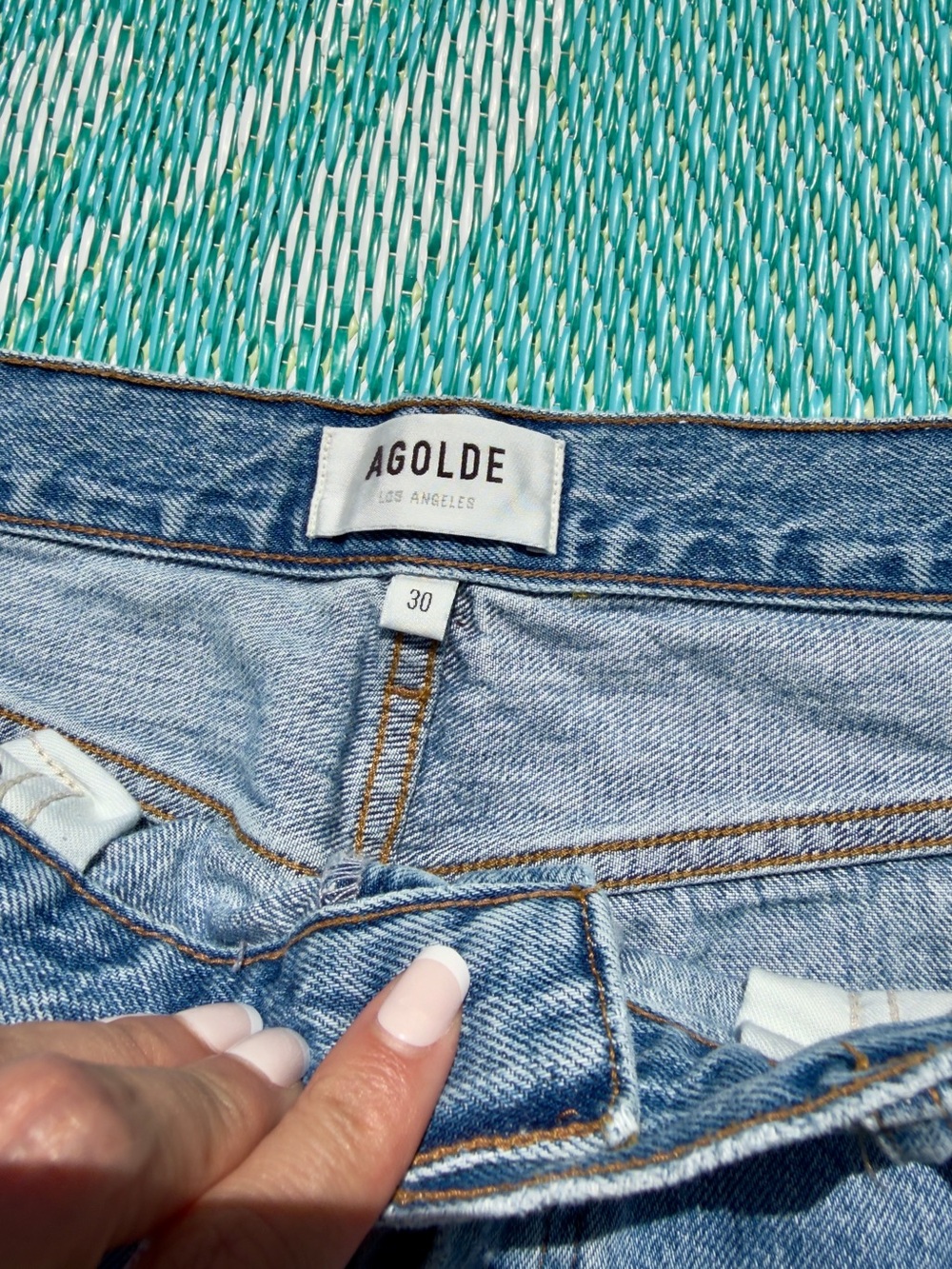 Agolde 90’s pinch waist jeans - Light / medium Blue - Picture 10 of 14